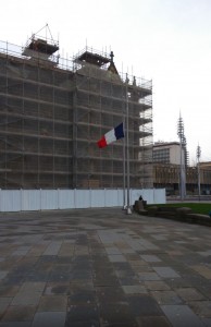 French Flag in Bfd Centenary Square
