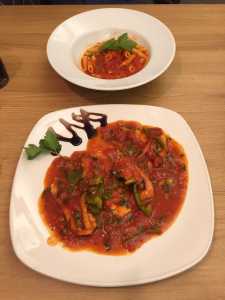 Spezatino Pazzo and Penne Al Pomodoro - mamma mia review