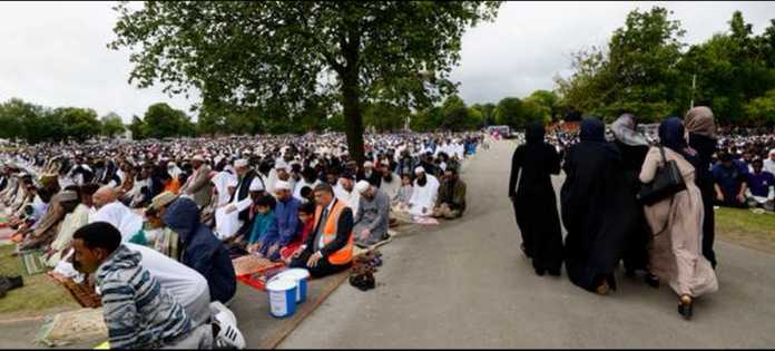 Close to 70,000 people celebrating Eid in Small Heath Birmingham