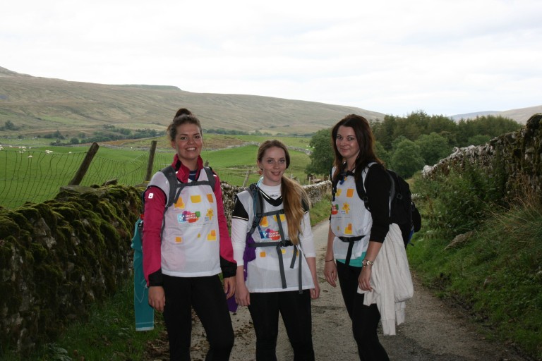 Yorkshire Building Society workers take on Three Peaks for Marie Curie