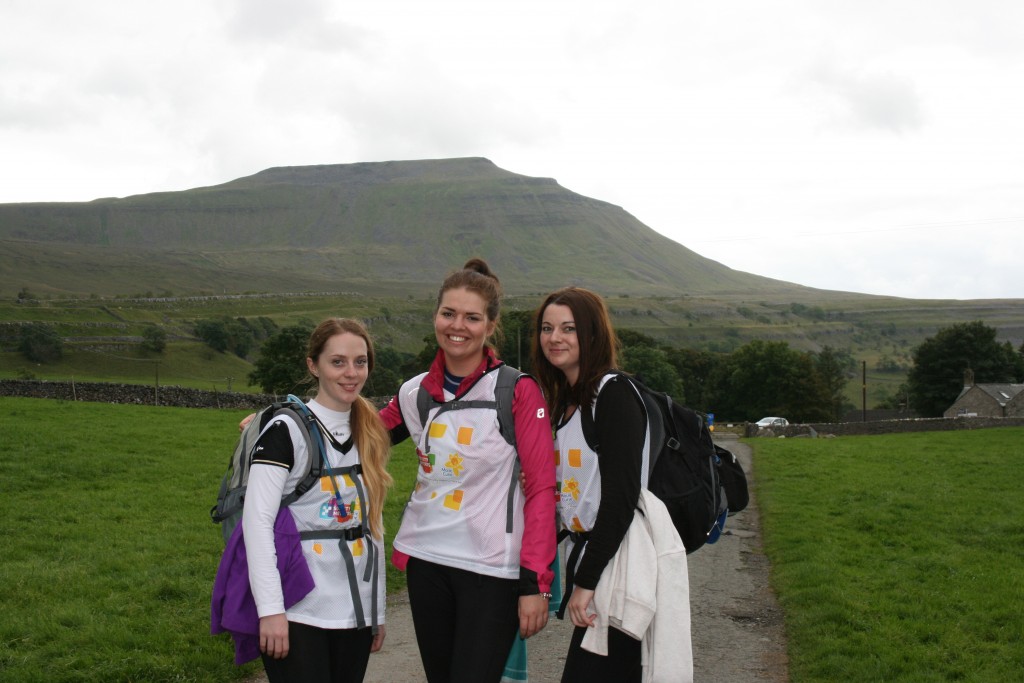 Yorkshire Building Society workers take on Three Peaks for Marie Curie