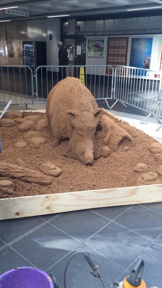 Sand sculptures spotted around the city to help Discover Bradford