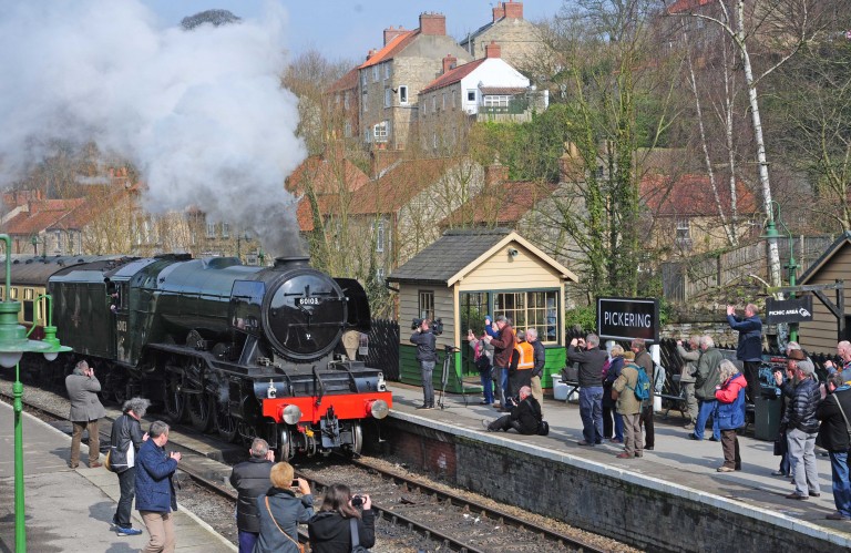 REGIONAL NEWS: Flying Scotsman is back on the rails at North Yorkshire Moors Railway