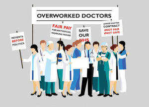 overworked doctors