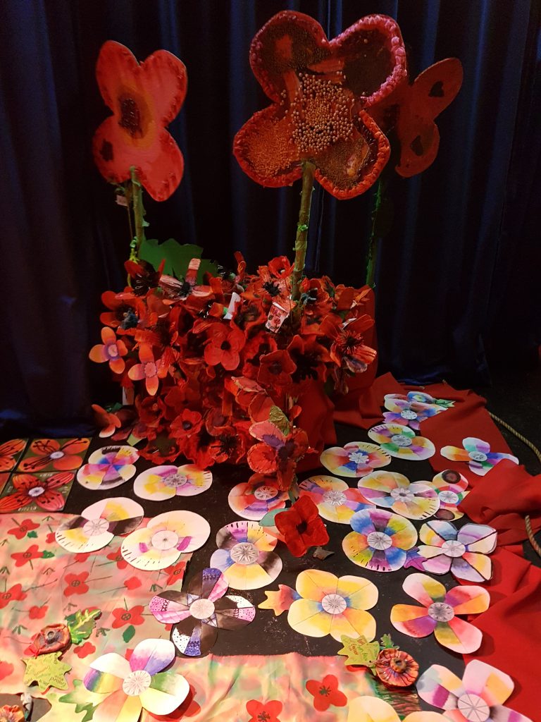 Belle Vue students Create Interactive Installation To remember War