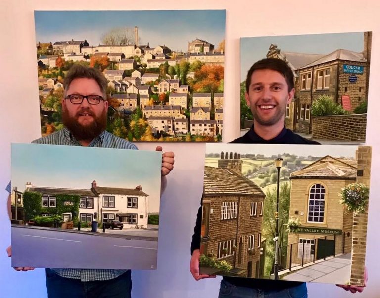 Kirklees landscape displayed in colourful paintings