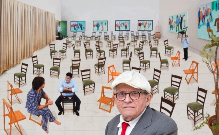 A few more days remain to view the famous David Hockney painting