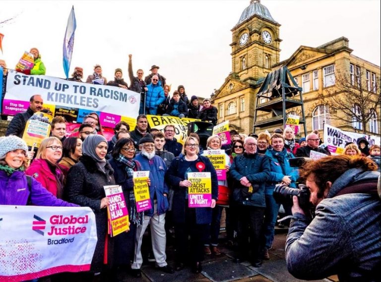 Batley community comes together for Stand up to Racism rally
