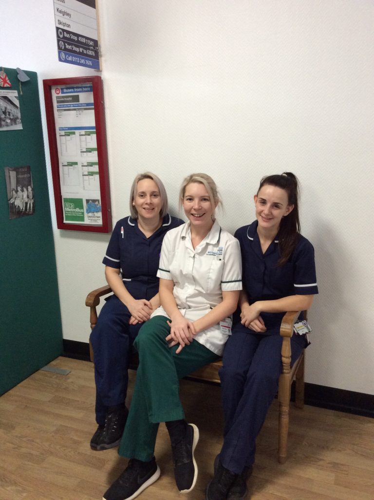 Special bus stop designed to help dementia patients in Airedale Hospital