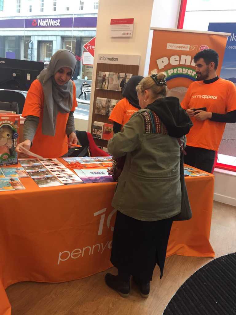 Penny Appeal Pops Up at HSBC Banks across Yorkshire