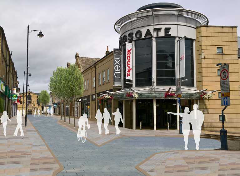 Views of Kirklees Residents Sought on Improving Huddersfield Town Centre for Pedestrians and Cyclists