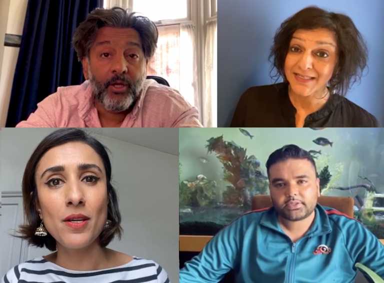 British Asian stars lend their support to deliver an important video message for the British Asian Community