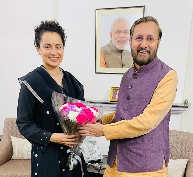 Kangana Ranaut meets with Minister to discuss discrimination in the Indian film industry