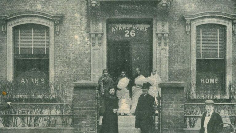 A Blue Plaque in Hackney commemorates The Ayah’s Home for nannies and nursemaids from Asia during the British Raj