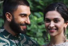 Deepika Padukone & Ranveer Singh cheer team India at world cup final