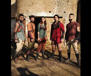 Behind the scenes of upcoming Pakistani blockbuster “Umro Ayyar: A New Beginning”.