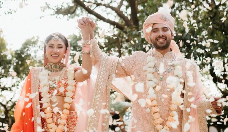 Armaan Malik and Aashna Shroff begin 2025 with a dreamy wedding ceremony