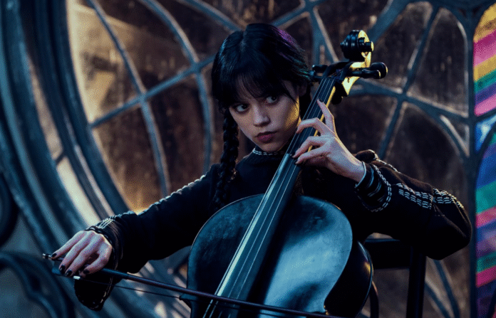 Jenna Ortega in the Netflix series Wednesday