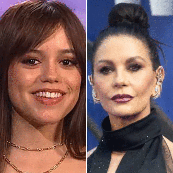 Jenna Ortega and catherine zeta-jones