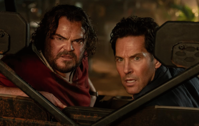 Jack Black and Paul Rudd in the Anaconda reboot Image: IMDb