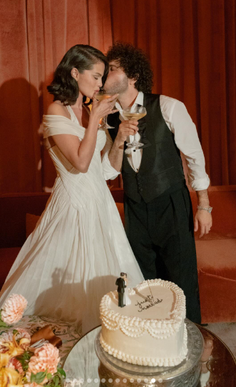 Selena Gomez reveals stunning bridal outfits in wedding pictures with Benny Blanco