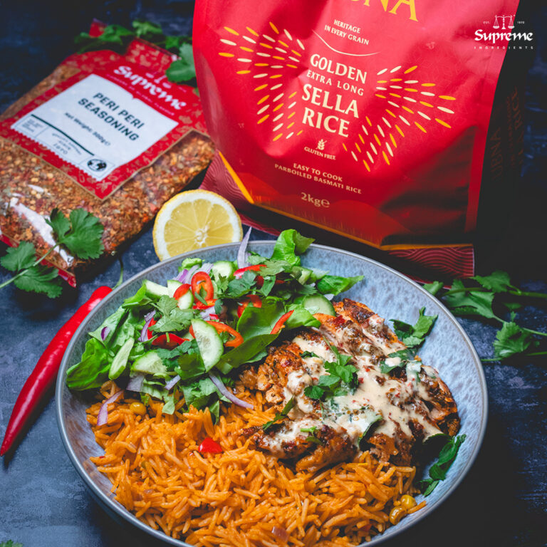 RECIPE: Peri Peri Chicken Rice Bowl